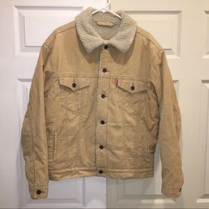 Levi Strauss and Co Trucker Jacket Sherpa Corduroy